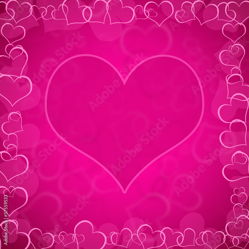 pink valentine s background with hearts