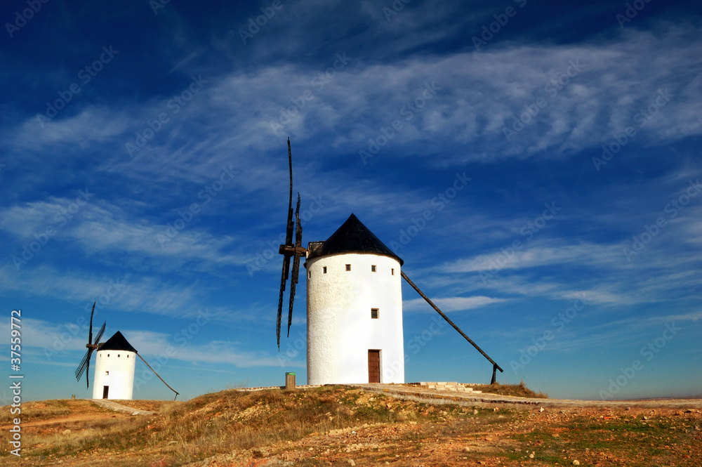 Historical Spanish windmills