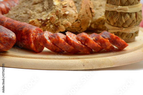 Romanian smoked sausages