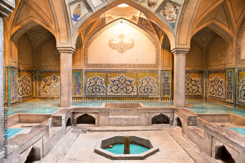 Hammam-e Ali Gholi Agha historic bath, Esfahan,  Iran photo