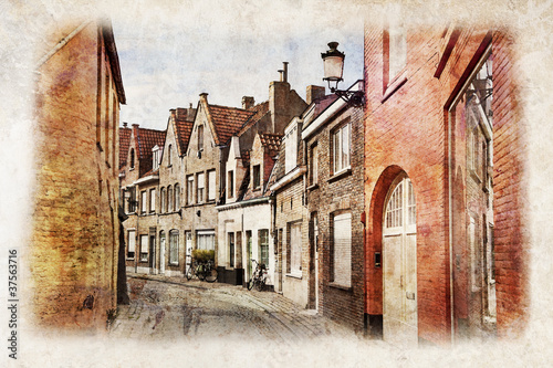 Streets of Brugge, Belgium