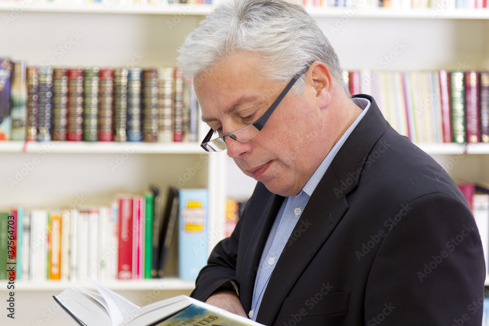 Der Mann in der Bibliothek Der Mann in der Bibliothek