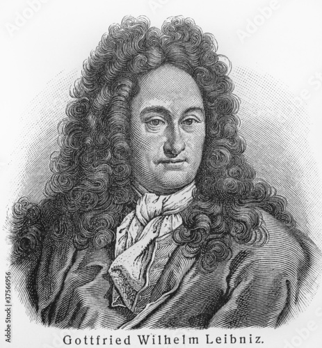Canvastavla Gottfried Leibniz