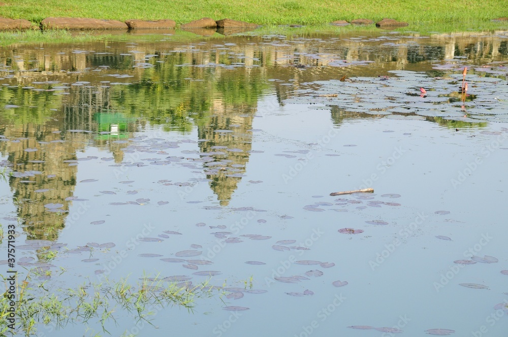 Reflection of Angkor Watt (Cambodia) Reflection of Angkor Watt (Cambodia)