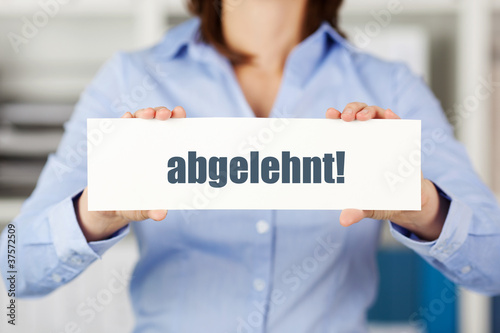 abgelehnt photo