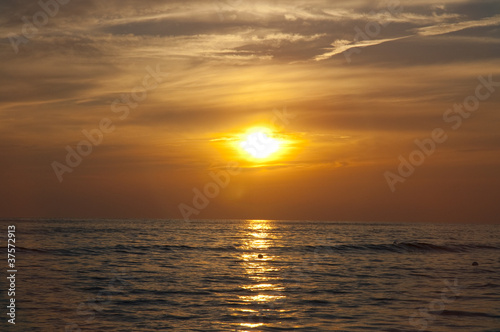 Sunset over St Pete Beach near St Petersburg Florida USA