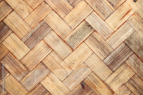 Fototapeta Naklejka Na Ścianę i Meble -  Texture of bamboo weave,used for background