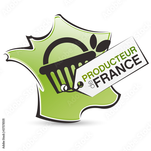vecteur, france et panier de produits locaux