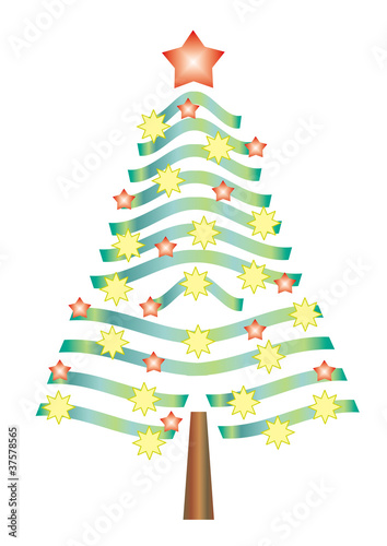 christmas tree illustration