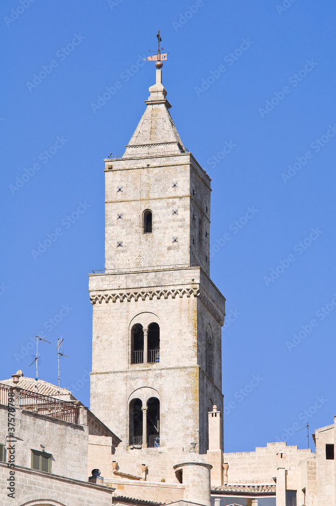 Belltower Cathedral. Matera. Basilicata. Italy.