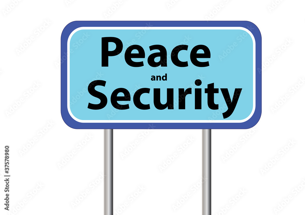 peace and security