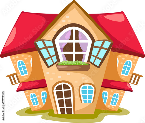 cartoon house