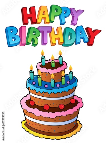 Canvas Print Happy Birthday topic image 1