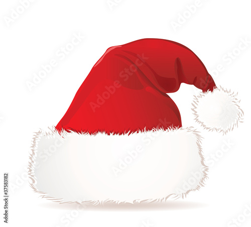 Santa Claus cap.Vector