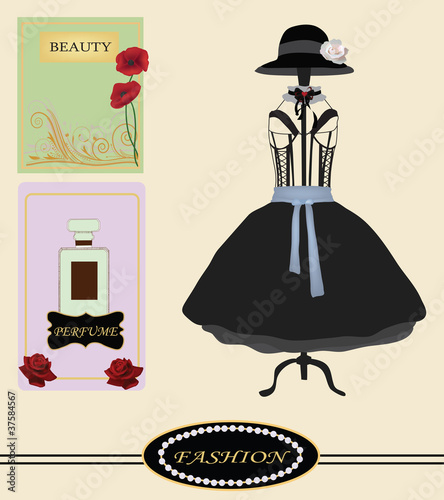 collezione di moda d'epoca