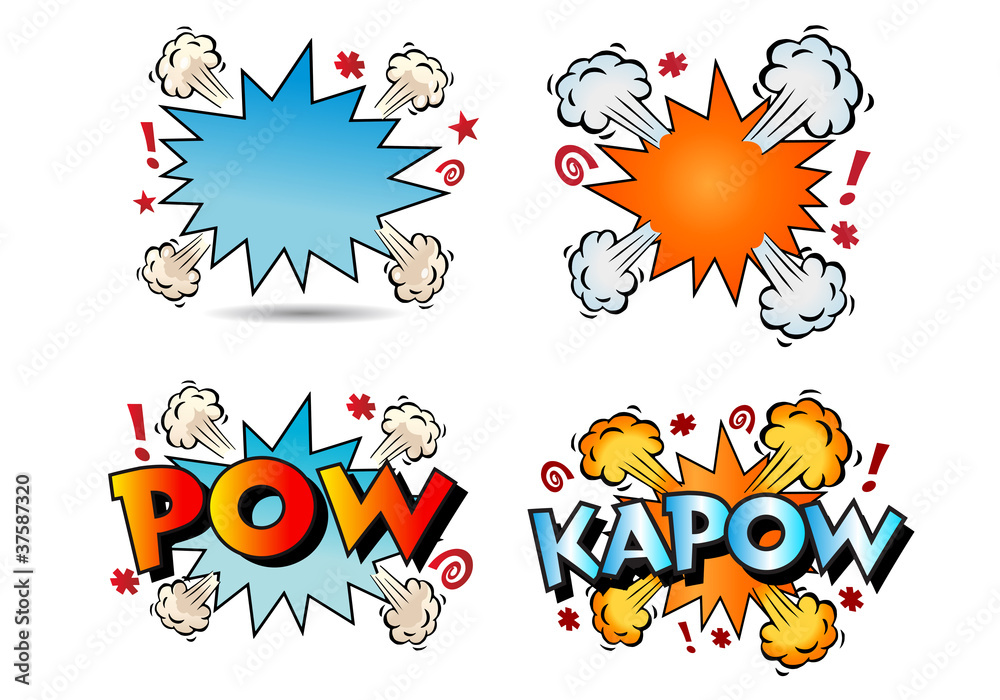 Fototapeta premium thump comic text