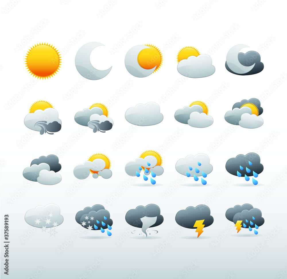 Picto et icone meteo