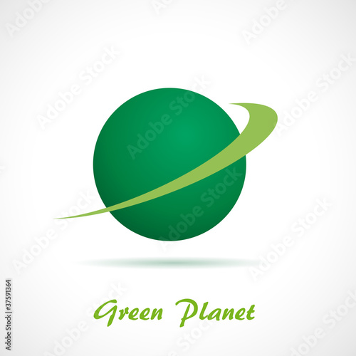 Logo Green Planet # Vector