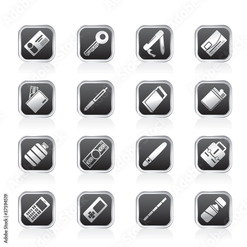 Simple Vector Object Icons - Vector Icon Set