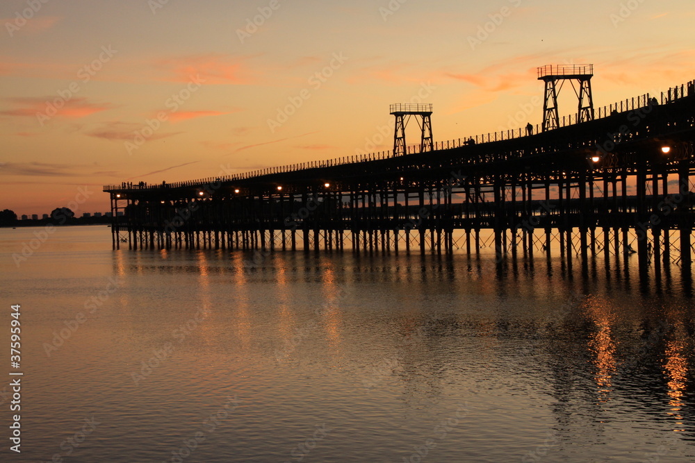 Fototapeta premium Muelle en Huelva