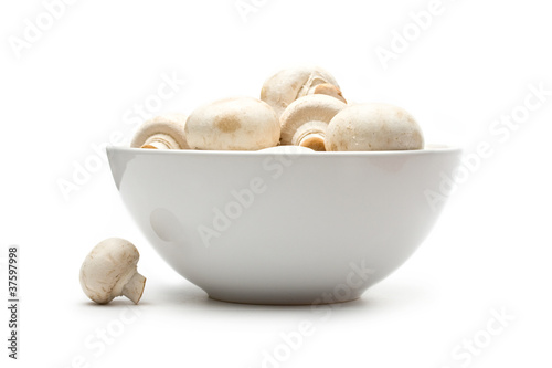 Champignon in a bowl