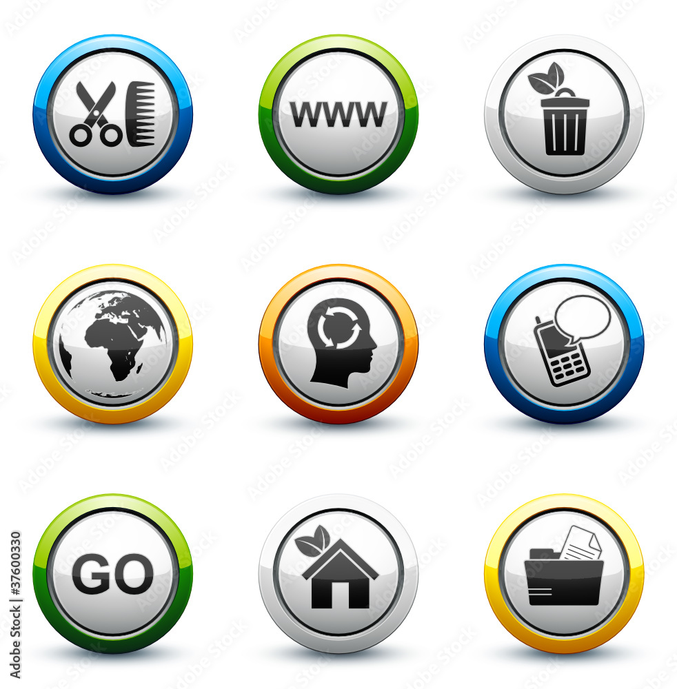 icône bouton internet icône bouton internet