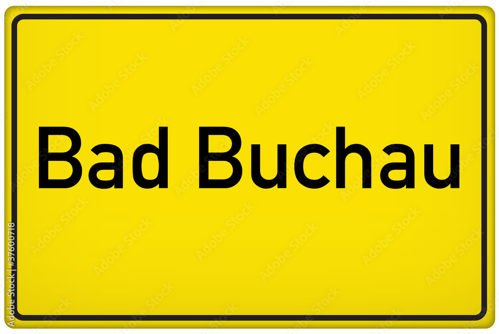 Ortseingangsschild der Stadt Bad Buchau Ortseingangsschild der Stadt Bad Buchau