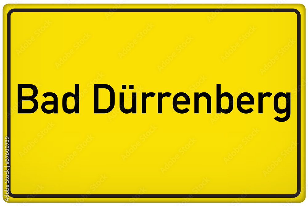 Ortseingangsschild der Stadt Bad Dürrenberg Ortseingangsschild der Stadt Bad Dürrenberg