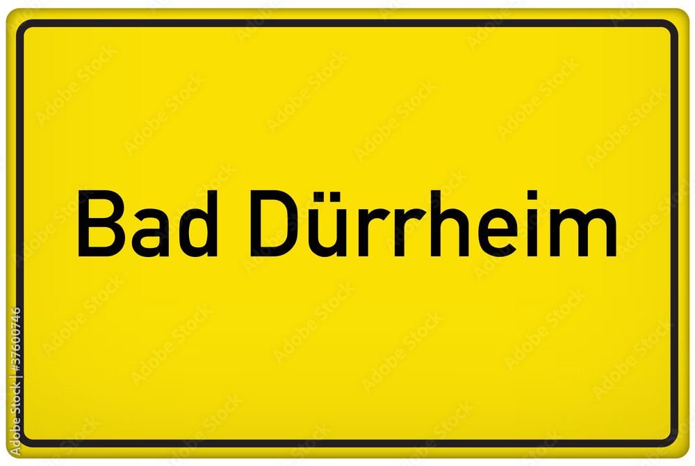 Ortseingangsschild Bad Dürrheim Ortseingangsschild Bad Dürrheim