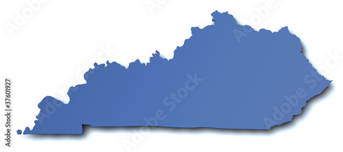 Karte von Kentucky - USA