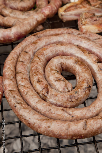 Traditional South African sausage, known as boerewors