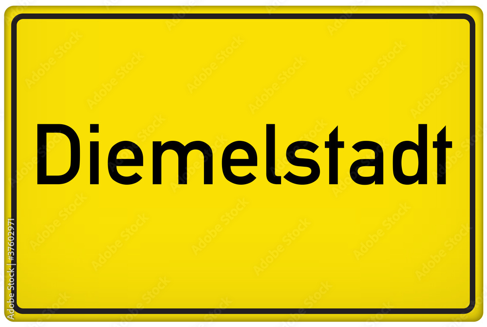 Ortseingangsschild der Stadt Diemelstadt Ortseingangsschild der Stadt Diemelstadt