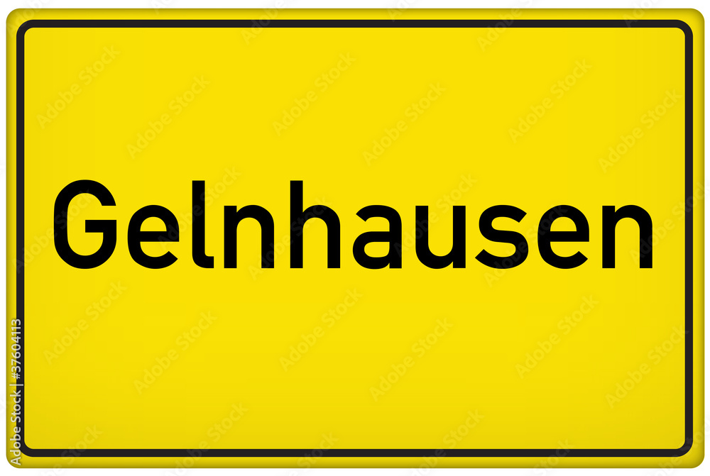 Ortseingangsschild der Stadt Gelnhausen Ortseingangsschild der Stadt Gelnhausen