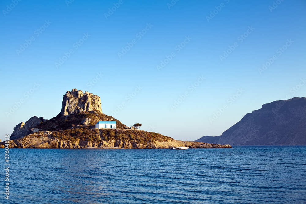 Island Kastri In Greece