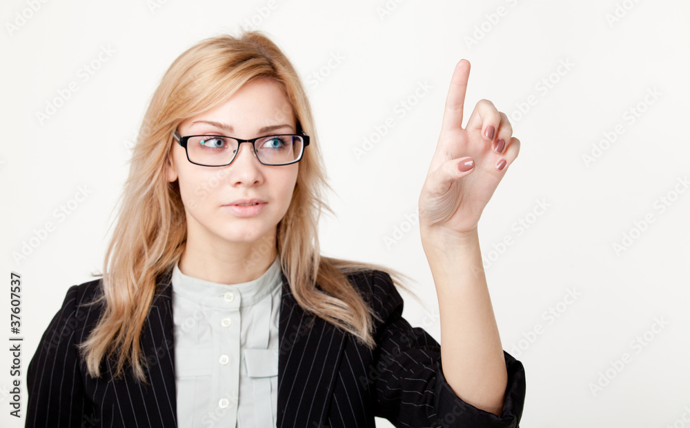 Young beautiful businesswoman Young beautiful businesswoman