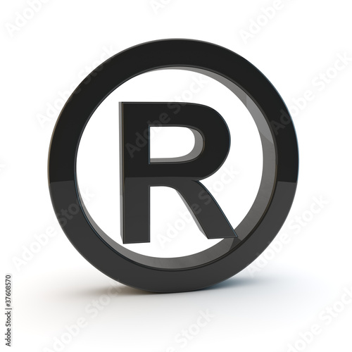 markenzeichen trademark symbol 3d