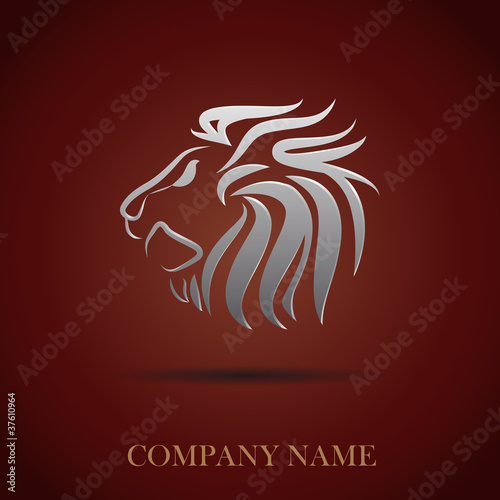 Logo Lion, strength and courage concept # Vector