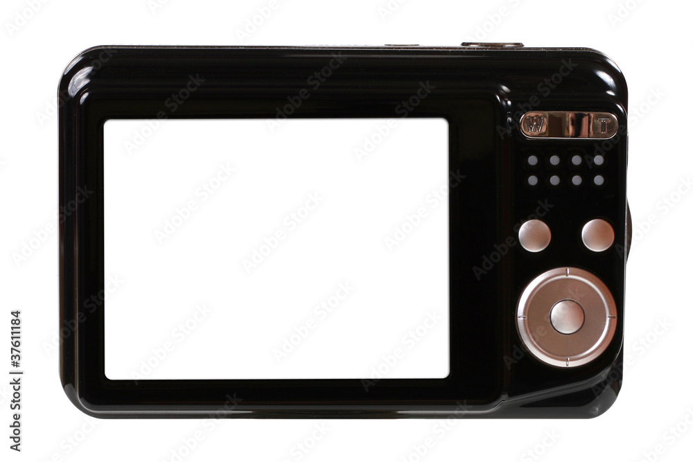 photo camera isolated on white background photo camera isolated on white background