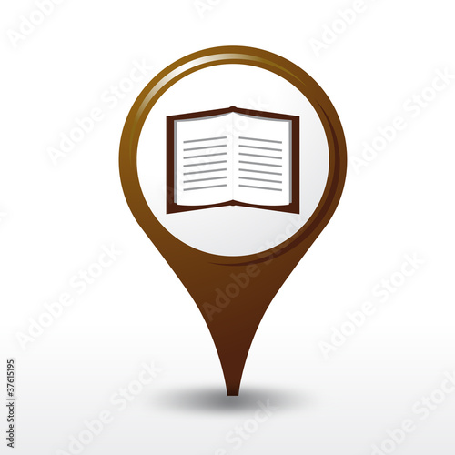 icône librairie, logo librairie