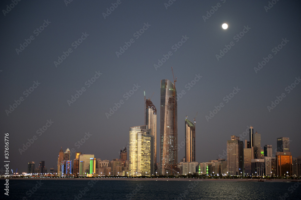 Fototapeta premium Abu Dhabi Skyline