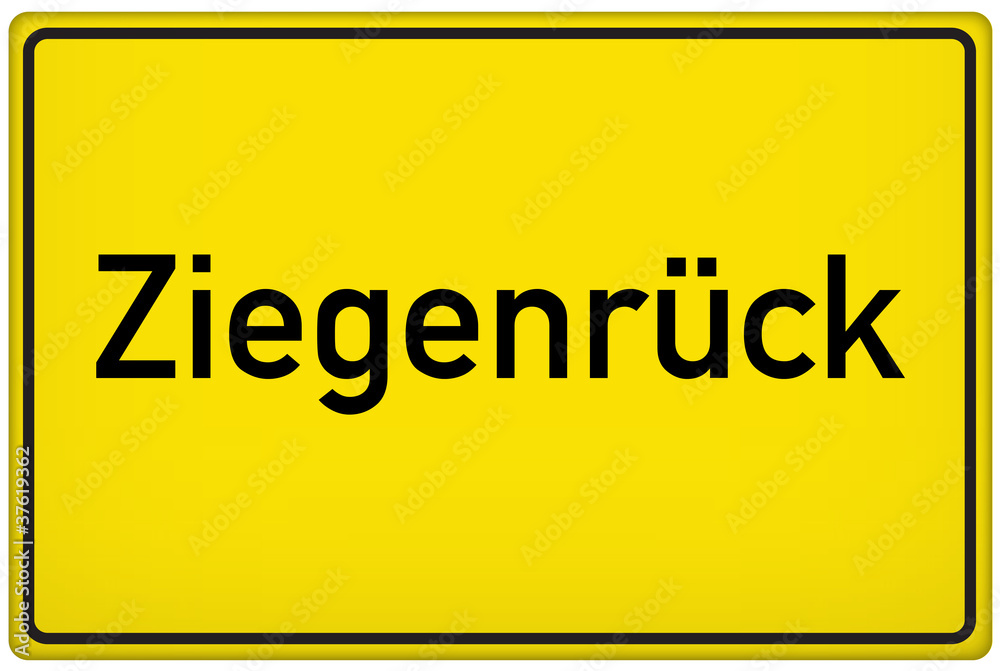 Ortseingangsschild der Stadt Ziegenrück Ortseingangsschild der Stadt Ziegenrück