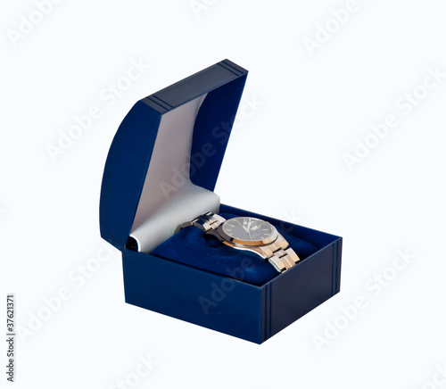 box with watch .