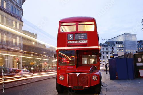 Canvas Print London Route Master Bus