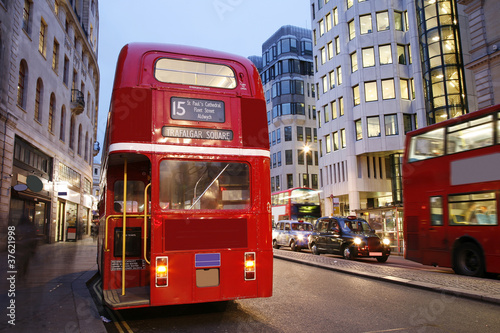Canvas Print London Route Master Bus