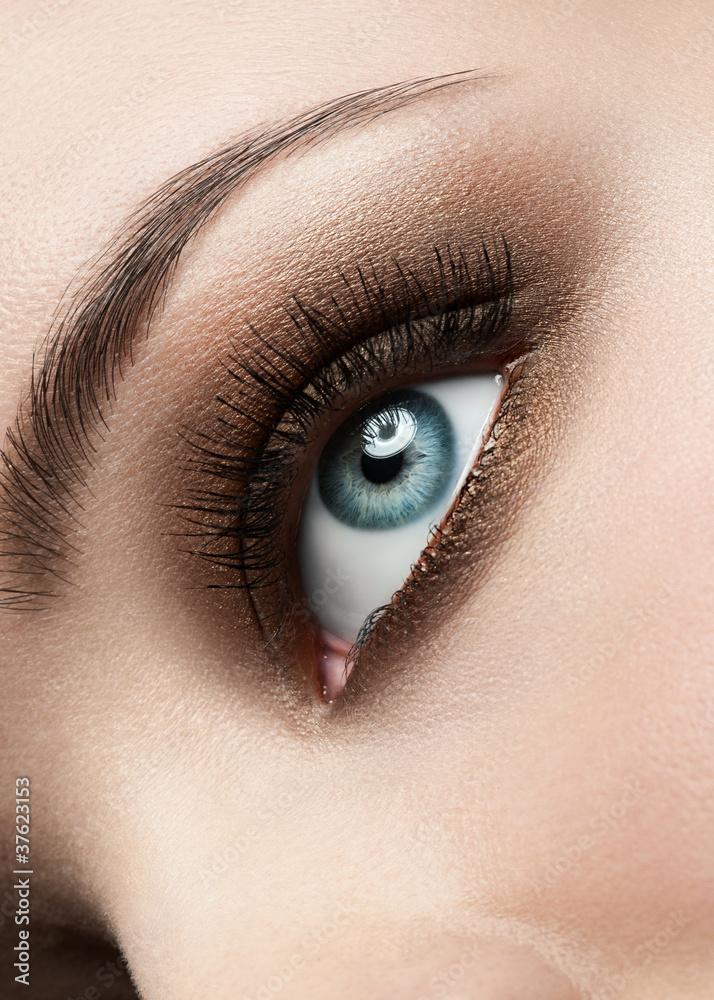 Fototapeta premium Woman eye with make-up