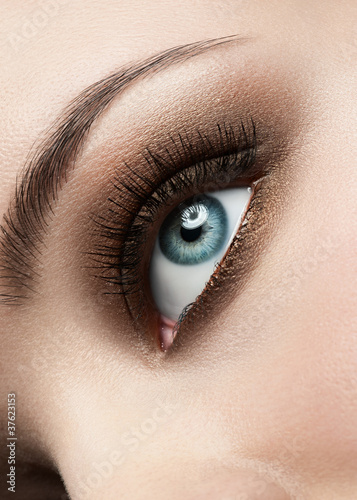 Woman eye with make-up