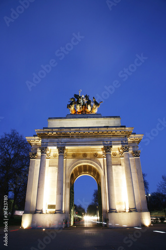 The Wellington Arch at Night