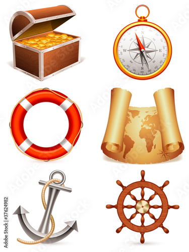 Marine icons.