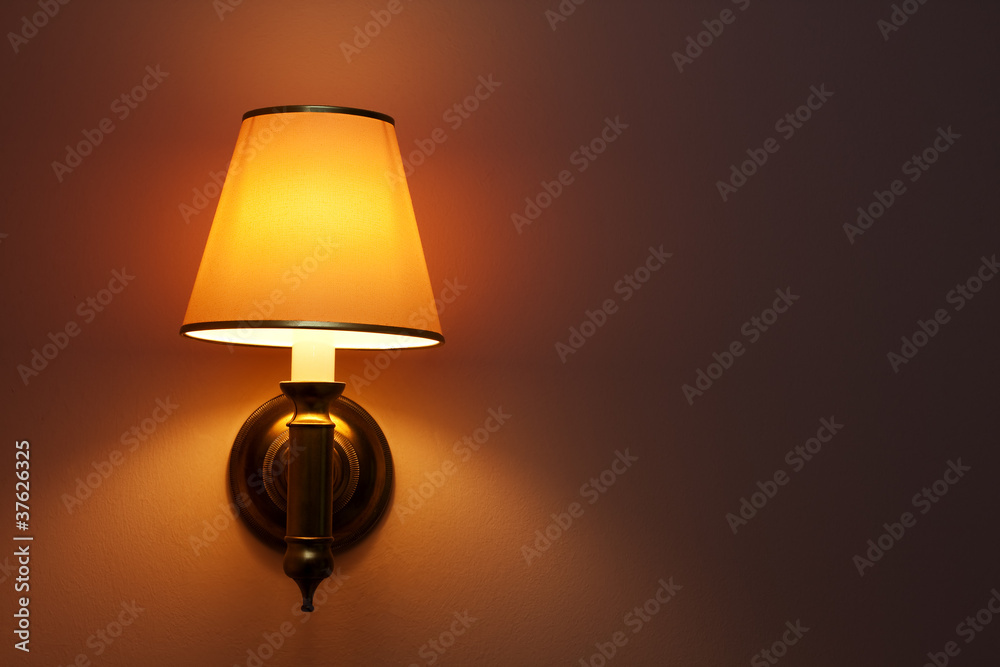 Lamp on the wall Lamp on the wall