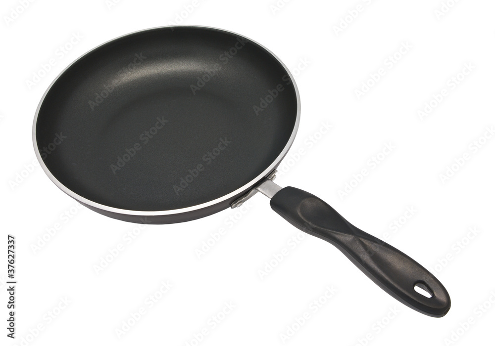 Black pan with handle Black pan with handle
